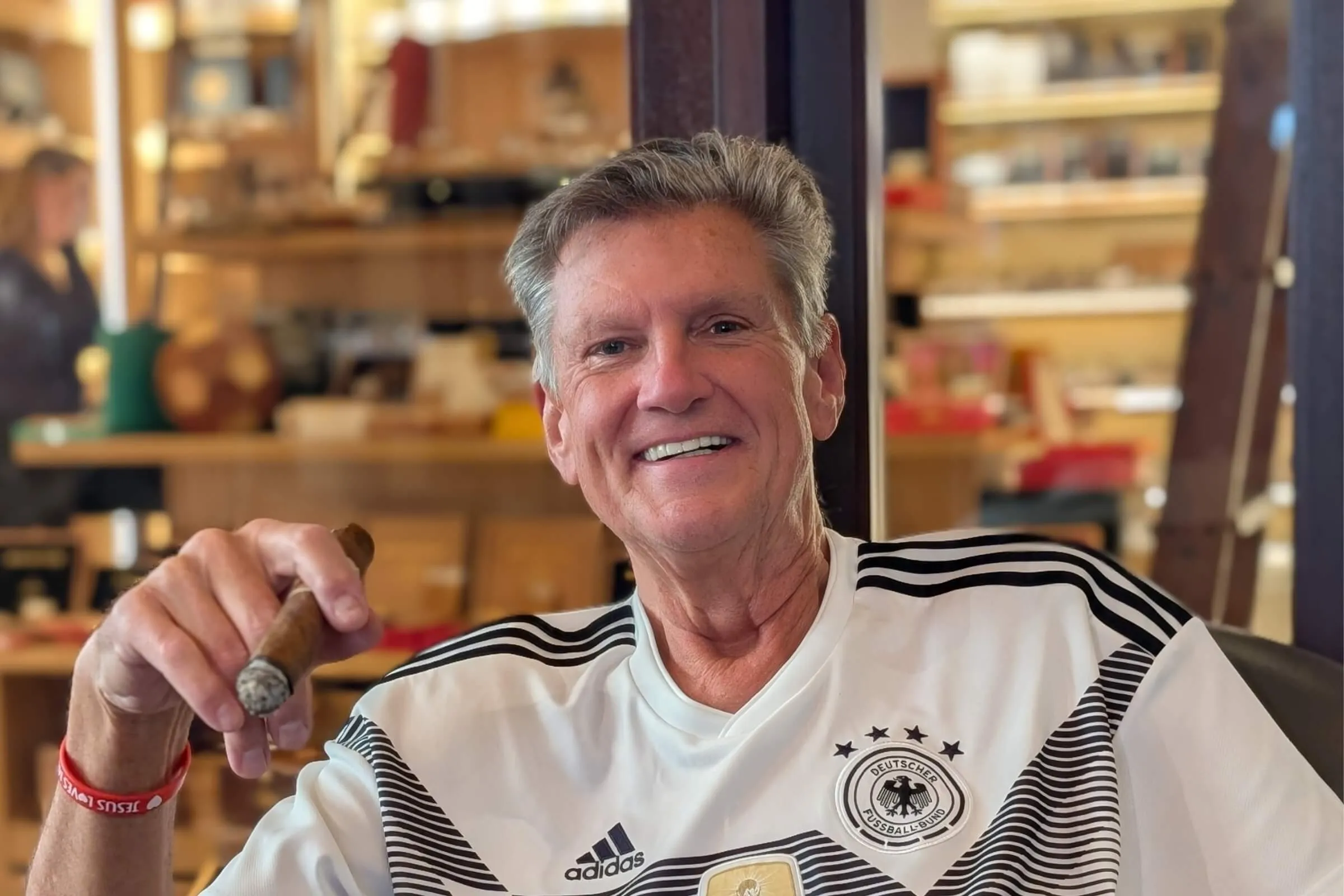 Jeff Buckner at Barclay-Rex Pipe Shop in Manhattan