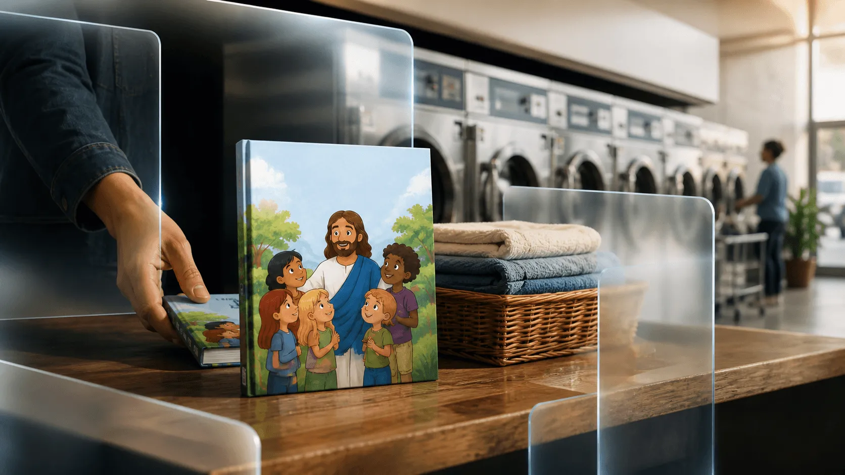 Illustration representing the Bible and faith
